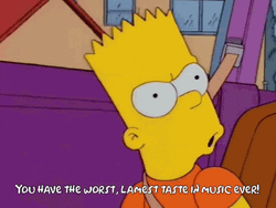 Homer Simpson The Worst Music Taste GIF