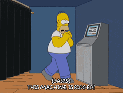 Homer Simpson This Machine Is Rigged GIF