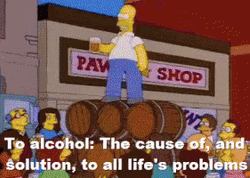 Homer Simpson To Alcohol GIF