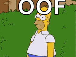 Homer Simpson Wide Eyes Vanishing In Bushes GIF