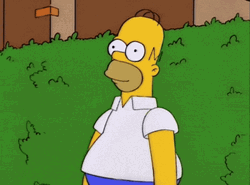 Homer Simpsons Head Out GIF