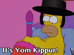 Homer Simpsons Hungry Yom Kippur Holiest Day Judaism  GIF