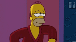 Homer Simpsons Look At Me Sleepy GIF