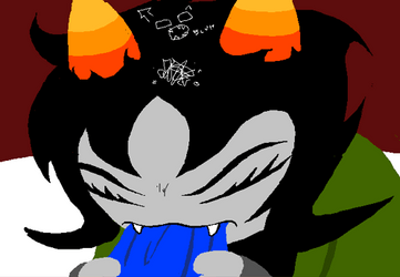 Homestuck Angry Nepeta GIF