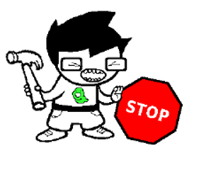 Homestuck John Egbert Stop GIF