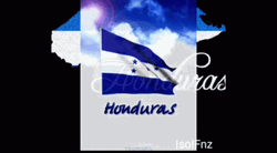 Honduras Flag Map