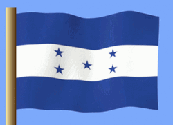 Honduras Paper Flag
