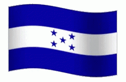 Honduras Wavy Flag