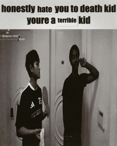 Honestly Hate You To Death Kid Poster GIF