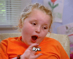 Honey Boo Boo Bye See Ya GIF