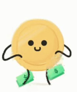 Honey Coiny Money Dance Animation GIF
