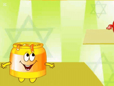 Honey Pot With Red Heart Saying Copcut GIF