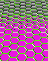 Honeycomb Pink Gray