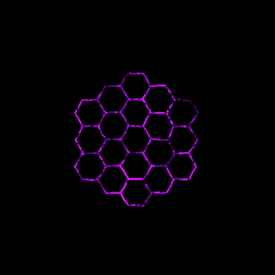 Honeycomb Purple Texture