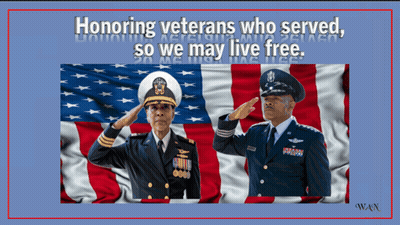 Honoring Veterans Who Served So We May Live Free GIF