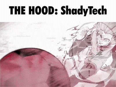 Hood Shady Tech Person Drawing