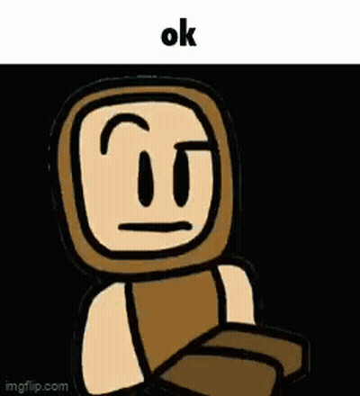 Hooded Cartoon Character Sitting Making Face GIF