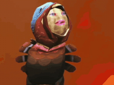 Hooded Cartoon Person GIF