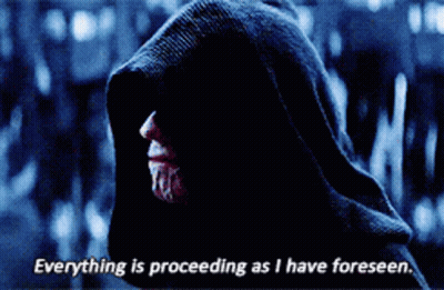Hooded Man Saying Everything Is Proceeding As I Have Foreseen GIF