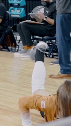 Hook Em Woman Player Dancing GIF