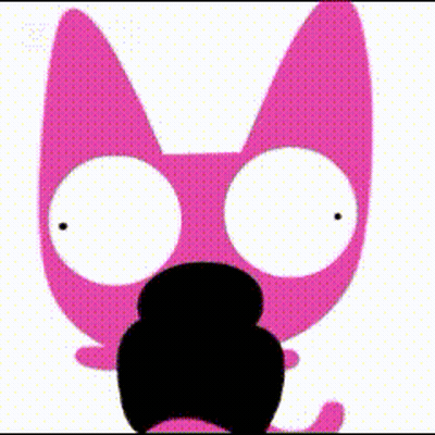Hoops And Yoyo Psychedelic White And Black Screaming Broken Eyes GIF