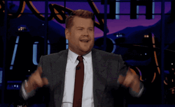 Hooray Rock James Corden GIF