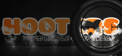 Hooters Battle Logo With Scope GIF