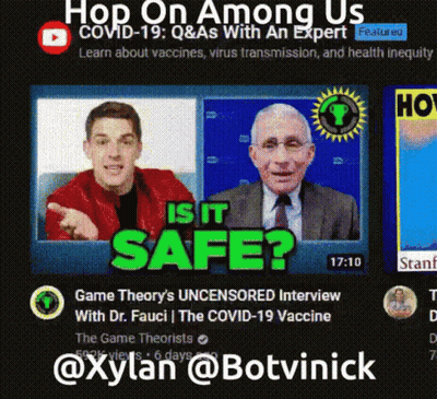 Hop On Among Us Shows Two Men GIF