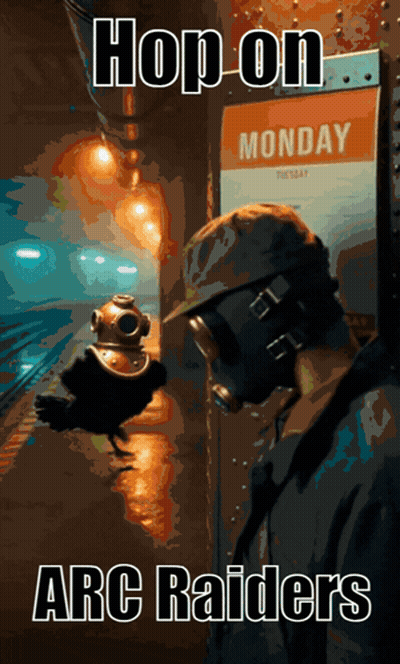 Hop On Monday Arc Raiders Poster GIF