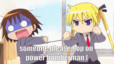 Hop On Power Bomberman Cartoon GIF