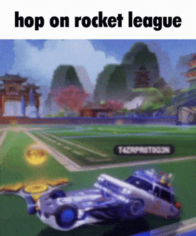 Hop On Rocket League GIF
