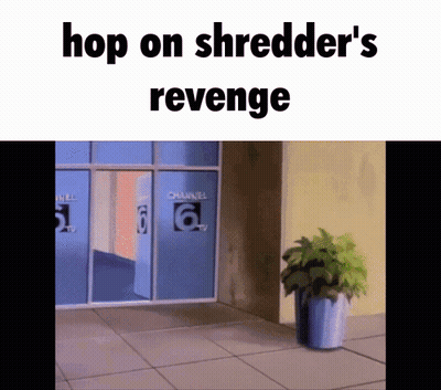 Hop On Shredder's Revenge Building GIF