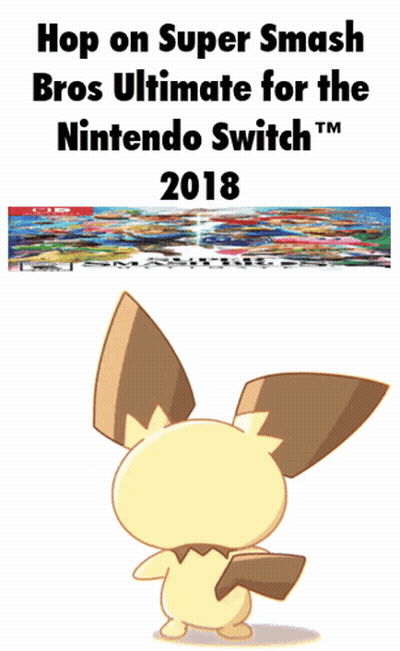 Hop On Super Smash Bros Ultimate Nintendo Switch Poster GIF