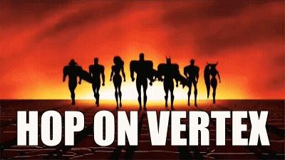 Hop On Vertex Sign With Group GIF