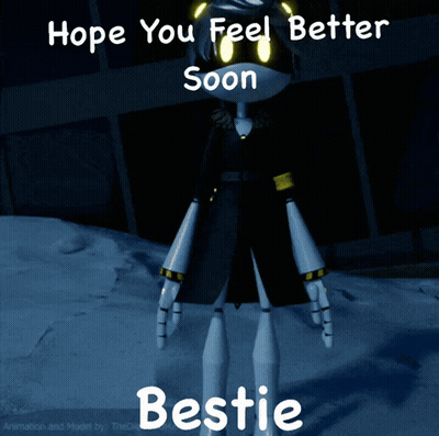Hope You Feel Better Soon Bestie Poster GIF