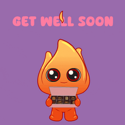 Hope You Feel Better Soon Fire Boy GIF