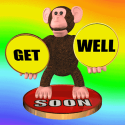 Hope You Feel Better Soon Monkey GIF
