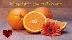 Hope You Feel Better Soon Oranges GIF
