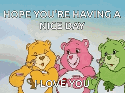 Hope You're Having A Good Day The Care Bears GIF