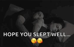 Hope You Sleep Well Couple Hugging GIF