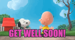 Hope Youre Feeling Better Charlie Brown And Snoopy GIF
