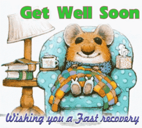Hope Youre Feeling Better Mouse On Couch GIF