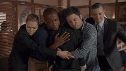 Hope Youre Feeling Better Psych Characters Hugging GIF