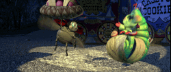 Hopper And Heimlich Caterpillar GIF