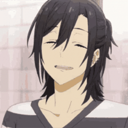 Horimiya Izumi Miyamura Happy Expression GIF