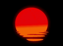 Horizon Sunset Aesthetic Minimalist GIF