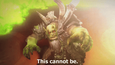 Horned Bearded Game Character Says This Cannot Be GIF