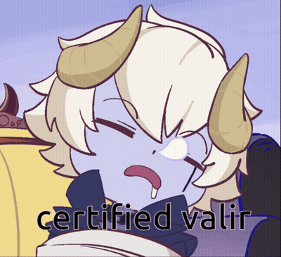 Horned Cartoon Character Certified Valir GIF