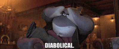 Horned Cartoon Character Saying Diabolical GIF