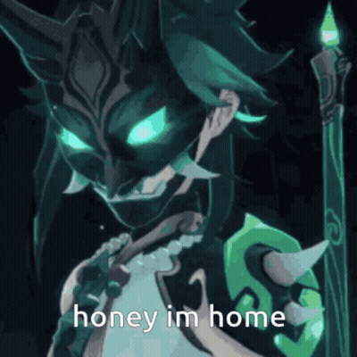 Horned Cartoon Holding Sword Honey Im Home GIF